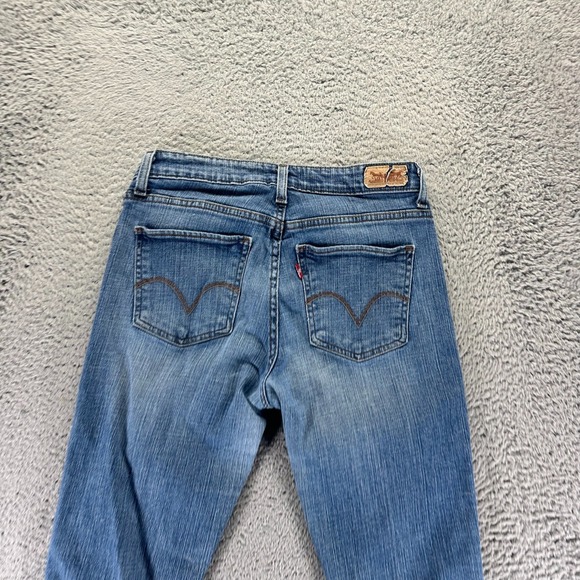 Vintage Levi's Jeans Womens 8 Blue Cotton Denim Skinny Leg Mid-Rise Stretch USA - Picture 6 of 12